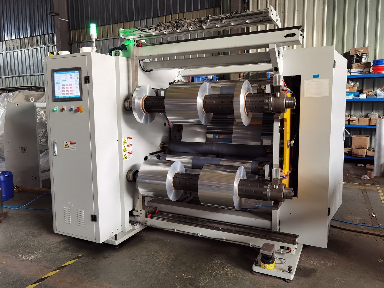 aluminium foil slitting machine